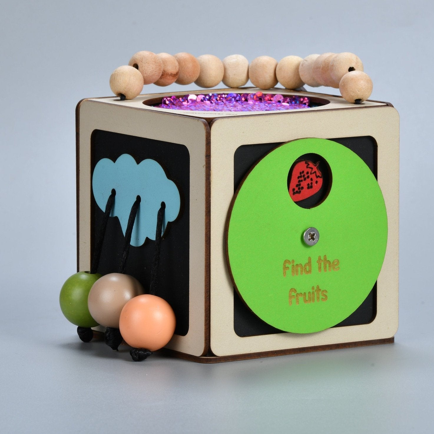 Busy Cube, Motor Skills Cube, Play Cube, Fitget Wooden Toy, Montessori  Activity Cube, Travel Toy, Baby Toy, Children's Toy 
