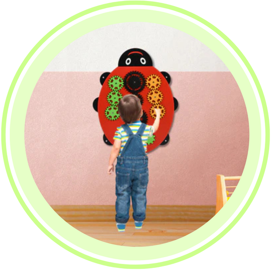 Ladybug  N-Gear Sensory Montessori Activity Panel