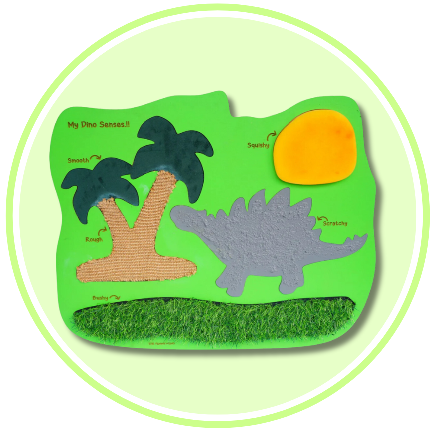 Dino Sensory Wall Painting