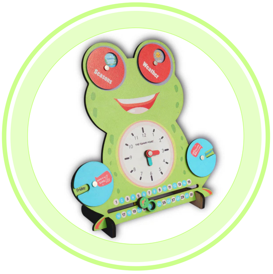 Smiley Teaching Clock and Calendar