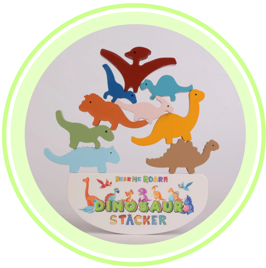 Dinosaur Stacking Toy Set