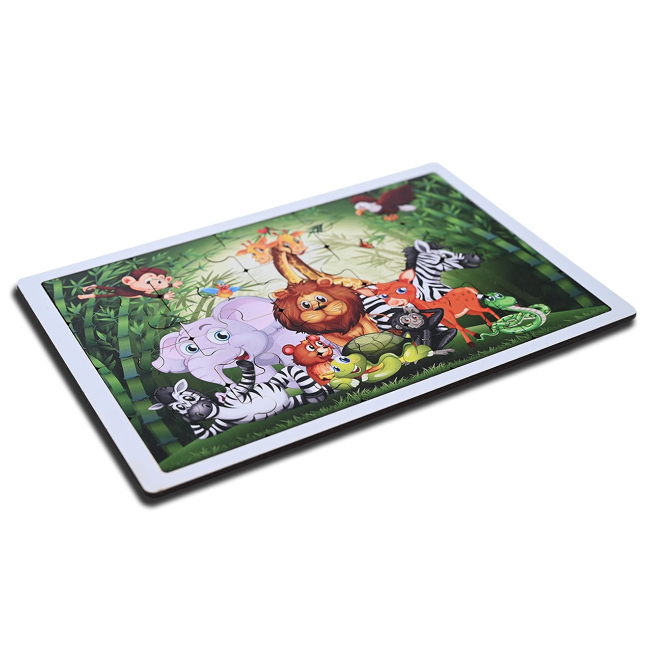 Animals Jungle Theme Jigsaw Wooden Puzzles