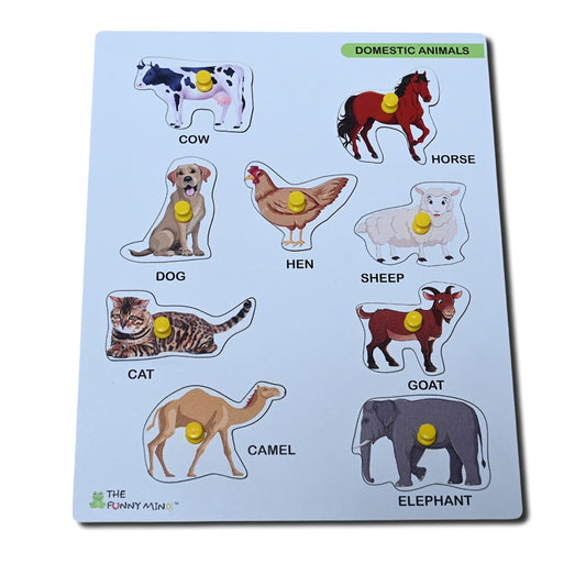 Pet Animals Wooden Puzzle