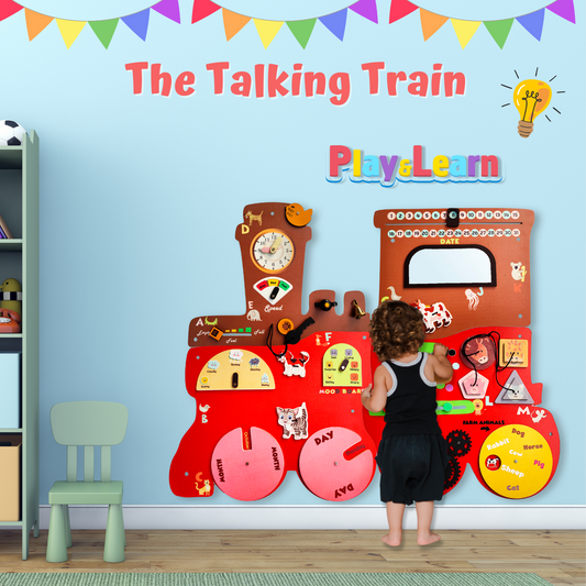 The Talking Train Activities Wall